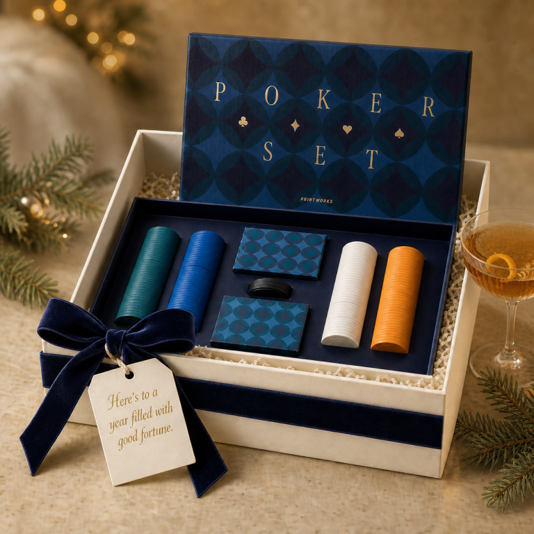 Poker Night | Poker Set Gift Box Elegant Poker Set